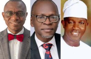 Oyo Guber 2027: Alli Appoints Kehinde Olaosebikan, Bolaji Tunji, Oladele, Others As Media, Communication, Public Affairs Directors L-R: Pastor Bisi Oladele, Bolaji Tunji and Alhaji Kehinde Olaosebikan...all appointed by Senator Sharafadeen Alli...