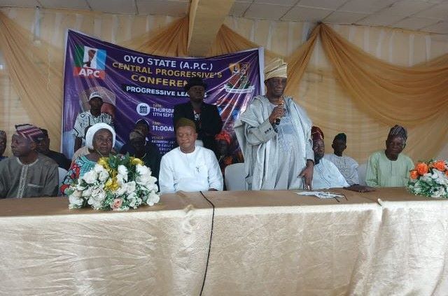 Oyo APC Oyo State APC Central Progressives...during their deliberation...