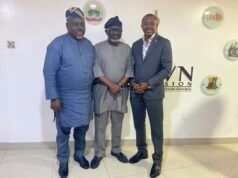 SWDC, OICL, DAWN Commission Reaffirm Plans To Deliver The Best To Uplift South West Of Nigeria L-R: DAWN DG, Dr. Seye Oyeleye; SWDC MD, Dr. Charles ‘Diji Akinola; OICL MD, Mr. Abdulrahman Yinusa…
