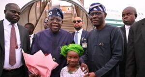 Working Vacation: Tinubu Returns, Dismisses Health Rumours President Bola Tinubu and others when he landed in Lagos on Tuesday...