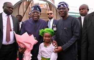 Working Vacation: Tinubu Returns, Dismisses Health Rumours President Bola Tinubu and others when he landed in Lagos on Tuesday...