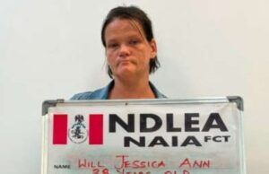 South African Woman Gets 25-Year Jail Term For Smuggling 5.75 kg of Heroin Into Nigeria