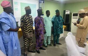 Fun, Glamour As 1982 Set Of Lagelu Grammar School Ibadan Holds AGM/REUNION 2026 L-R: Asiwaju Olusola Okunola, Lagelite Johnson Oladejo, Lagelite Bayo Akinwumi, Lagelite Yombo Olasupo, Lagelite (Dr) Olusola Babatunde being sworn in by Professor Ayobami Salami, right...