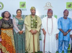 High Expectations As Adron Homes Inaugurates New AHPORA Executives L-R: Mrs. Augustina Chuks, Chairman uptown zone, Mrs Adenike Ajobo, MD Adron Homes, Sir, Aare Adetola EmmanuelKing KOF, Chairman/GCEO Adron Homes Properties Limited, HRH, Oba Peter Oluwole Ogunbayo, Otete III, Odemo of Isara Remo, Alhaji Akeem Segun Koletowo, Chairman, Downtown Zone at the inauguration and swearing in ceremony of Adron Homes & Property Owners & Residents Association (AHPORA) EXCOs of Treasure Park & Gardens Phase 2, Downtown Estate, Shimawa Ogun State, on Sunday, 18th October, 2026 held at the Event Ground of the Estate...