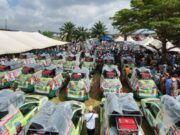 Oyo APC Inaugurates PBAT Door-to-Door Movement, Receives 32 Campaign Vehicles ...vehicles donated to Oyo APC Campaign Council...