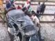 Driver Escapes Unhurt As Train Hits Car In Lagos