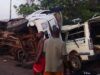 Tragedy In Lagos As Container Truck Crushes Bus, Four Killed, 16 Injured