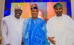 Former Oyo NUJ Boss, Ademola Babalola Hosts Zacch Adedeji, Others At 50th Birthday 3 L-R: Ambassador Taofeek Oladejo Arapaja, Ademola Babalola and Dr Zacch Adedeji...
