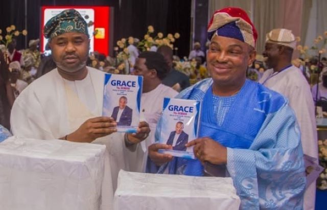 D4 (2) Dr Zacch Adedeji, left, with Chief Ademola Babalola...at the event...