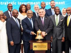 Dangote Refinery IPO Attracts Investors From Over 90 Countries, 51 African Nations L-R: Alhaji (Dr.) Umaru Kwairanga, Group Chairman, Nigerian Exchange Group (NGX Group); Dr. George Elombi, President and Chairman, African Export-Import Bank (Afreximbank); Aliko Dangote, GCON, President and Chief Executive, Dangote Industries Limited; Omar Radwan, Executive Chairman, Egyptian Exchange (EGX); Temi Popoola, GMD/CEO, NGX Group; and Chuka Eseka, GMD/CEO, Vetiva Capital Management…