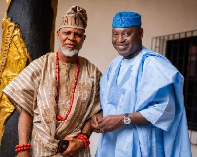 Dr Ojo with Ekiti Gov