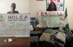 NDLEA Arrests 83-Year-Old Grandma, South African Lady With Colos, Meth Shipments