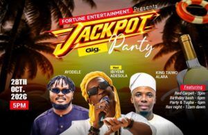 Fortune Entertainment Set To Light Up Ibadan With Jackpot Gig Party On October 28