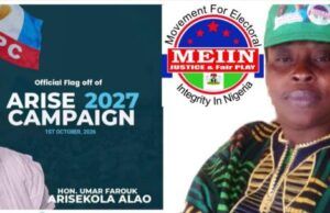 MEIIN Chieftain Felicitates Farouk Arisekola Alao, Pledges Voter Education Ahead Of 2027 Poll