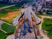 Sanwo-Olu: Opebi-Odo Iya Alaro’ll Receive Traffic Before Christmas ...aerial view of Opebi-Odo Iya Alaro road...on Sunday...