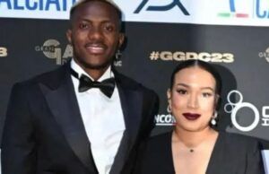 Fans Salute Osimhen As Cameroonian-German Girlfriend Delivers His Second Child