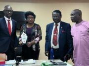 KolaDaisi Varsity VC Bags Another Award, Pledges To Always Do Her Best Prof Olajumoke Morenikeji, with others...