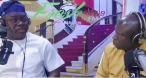 Makinde’s Transparency Exposes APC’s Fear Of Accountability By Dr. Sulaimon Olanrewaju Engineer Seyi Makinde, left, with Isaac Brown...during the Radio Show...