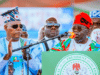 Kaduna & The Meaning Of Tinubu’s Second March By Tunde Rahman President Bola Tinubu, right, with Kashim Shettima...in Kaduna...