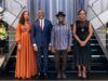 Photo: When The Elumelus Hosted President Of Sierra Leone, Wife President Julius Maada Bio, wife and the Elumelus...