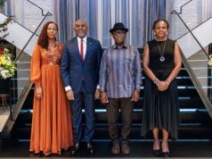 Photo: When The Elumelus Hosted President Of Sierra Leone, Wife President Julius Maada Bio, wife and the Elumelus...